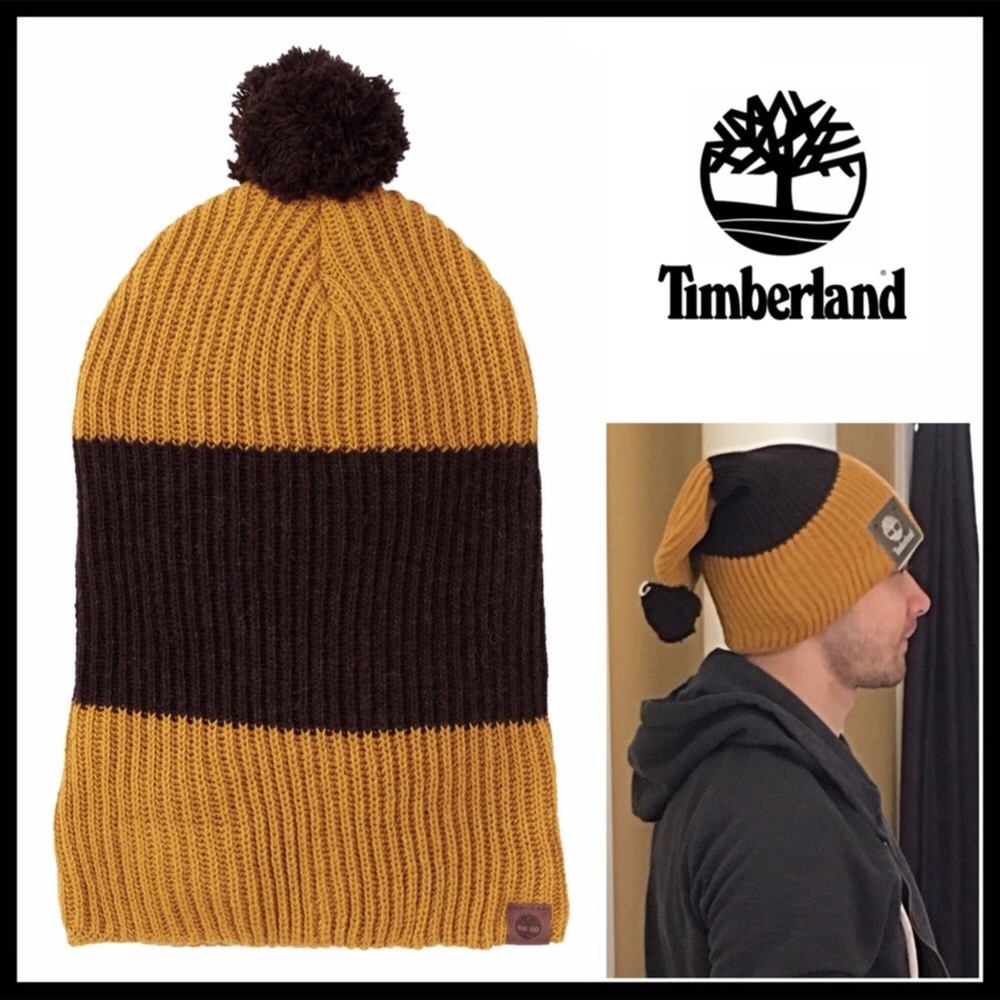 ❤️GIFT PERFECT❤️TIMBERLAND POM POM BEANIE KNIT HAT - Picture 6 of 7